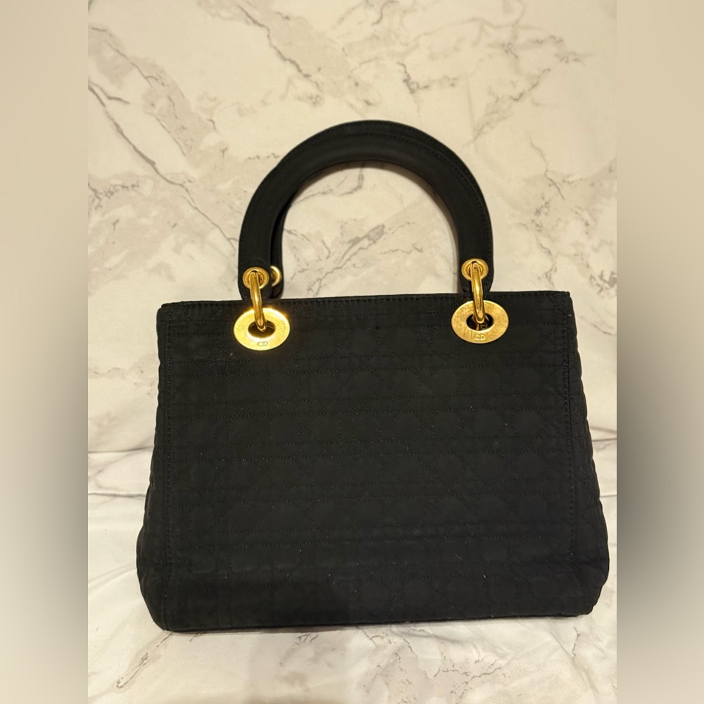 🎀Vintage Lady Dior Canvas Cannage Handbag🎀 - Picture 2 of 16